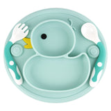 Baby Silicone Plate Set Self-Feeding