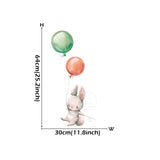 Bunny Baby Nursery Wall Stickers Cartoon Rabbit